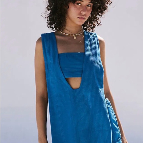 Free People Pants - Free People Yara Set in Blue